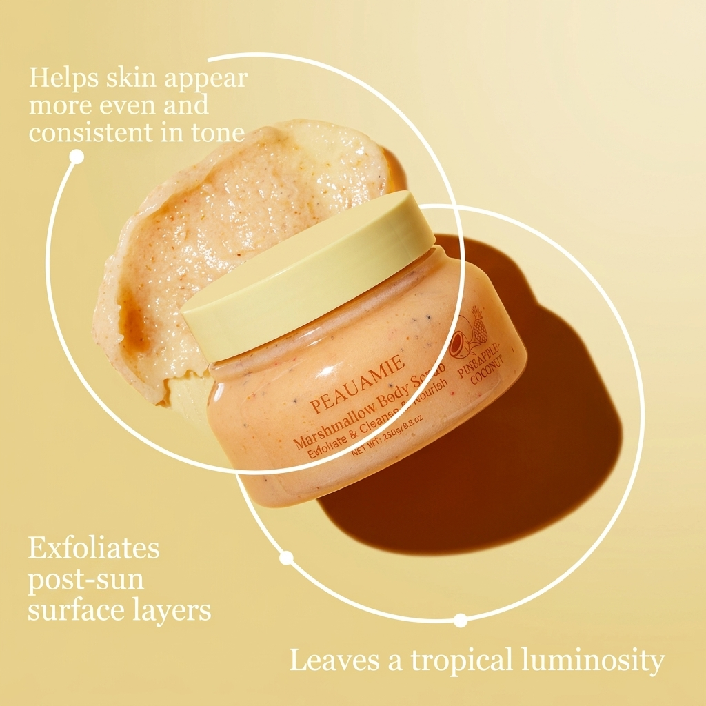 PEAUAMIE Pineapple Coconut Body Scrub