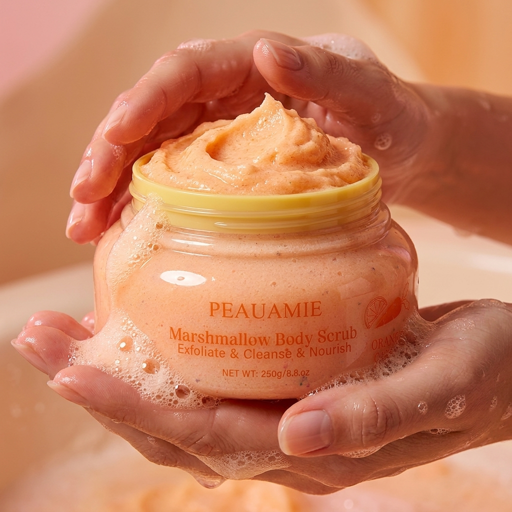 PEAUAMIE Sweet Orange Carrot Body Scrub
