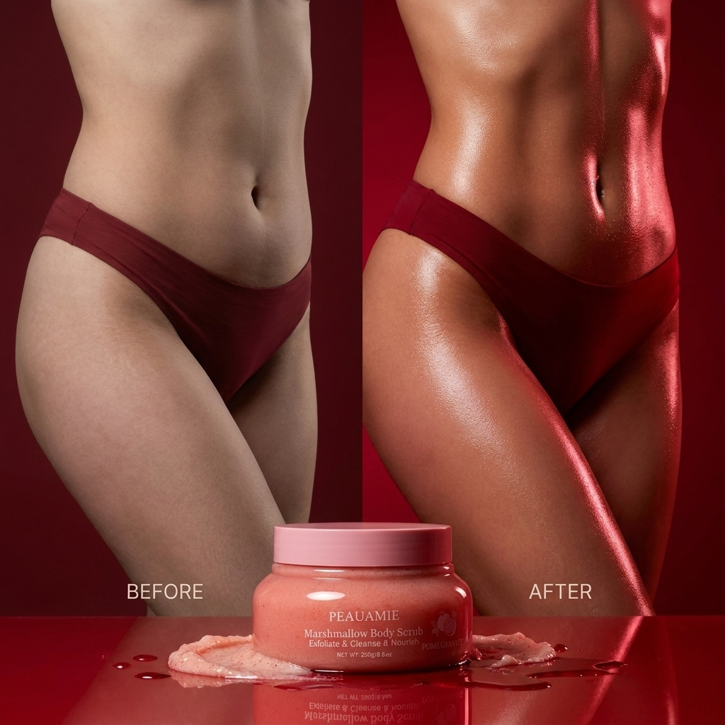 PEAUAMIE Pomegranate Body Scrub